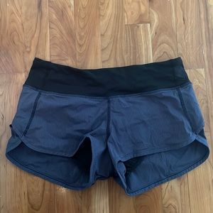 Navy Lululemon speed ups 2.5 size 2